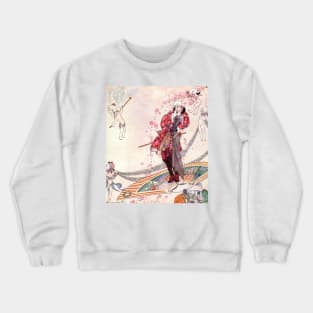 Prince Souci on the Fan by Kay Nielsen Crewneck Sweatshirt